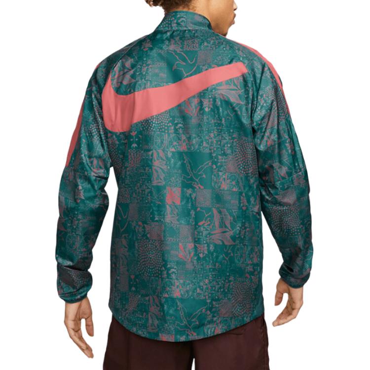 Nike Dri Fit AcademySwoosh Jackets & Coats Men's Dark Turquoise/Canyon Rust/White DV2052-393