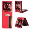 Совместимый для Motorola Razr 60 Ultra 5G / Razr Ultra 2025 5G Чехол Разделяемая конструкция Слот для карт Кожаный