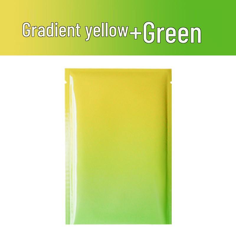 Цветные пакеты из алюминиевой фольги с плоским дном для упаковки масок и порошков