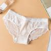 Дышащее нижнее белье без следов для женщин, сексуальные кружевные трусы с кружевной талией, милое нижнее белье в стиле девушки