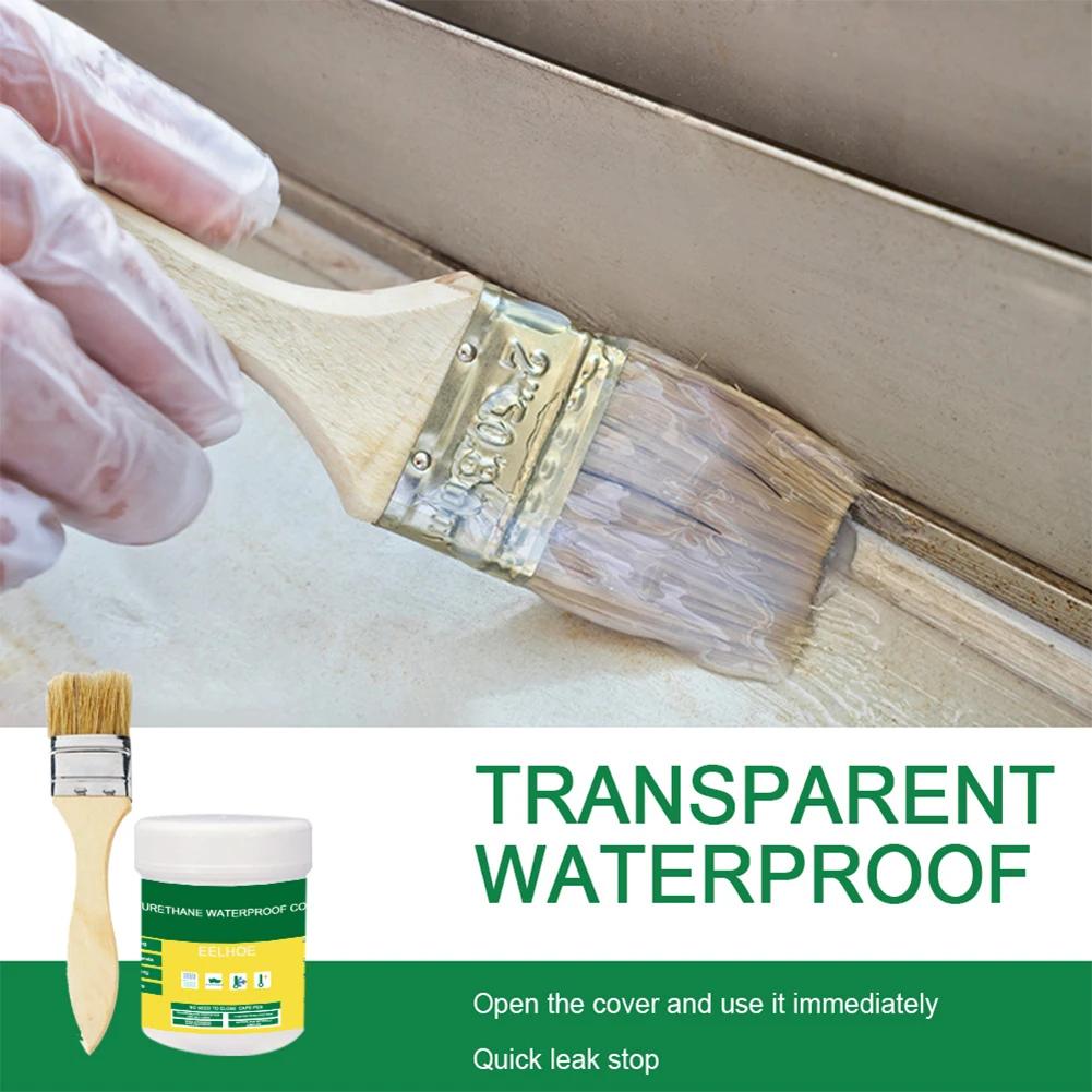 30/100g/300g Waterproof Agent Bathroom Toilet Anti-leak Invisible Paste Sealant Leak-trapping Repair Tools with Brush for Wall