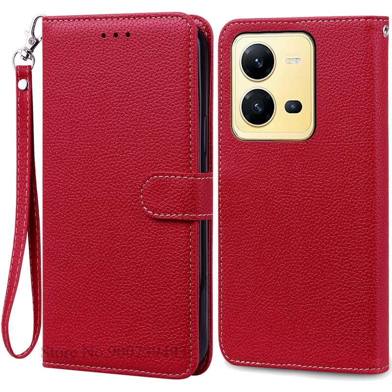 Для Vivo X80 Lite чехол Роскошный кожаный кошелек флип чехол для Vivo X80 Lite 5G чехол Силиконовый чехол для Vivo X80 Lite Fundas Shell