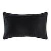 Coussin - 50 x 10 x 30 cm - Polyester - Noir - Elégance - Chic