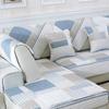 Sofa Covers Cotton Eco-Friendly Sofa Plaid Pattern Slipcover Couch Cover Four Seasons Available Home Wedding Decoration 1 Piece