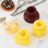 Форма для тиснения пончиков с антипригарным покрытием, бытовые инструменты для украшения тортов, вафельные многофункциональные формы для самостоятельного прессования, принадлежности для выпечки