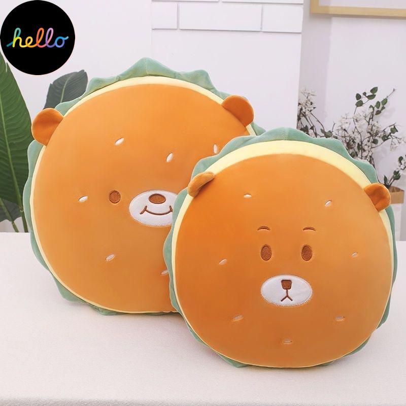 Hamburger Hug Pillow Plush Toy Crawl Mat Sleep Multifunctional Girl Gift