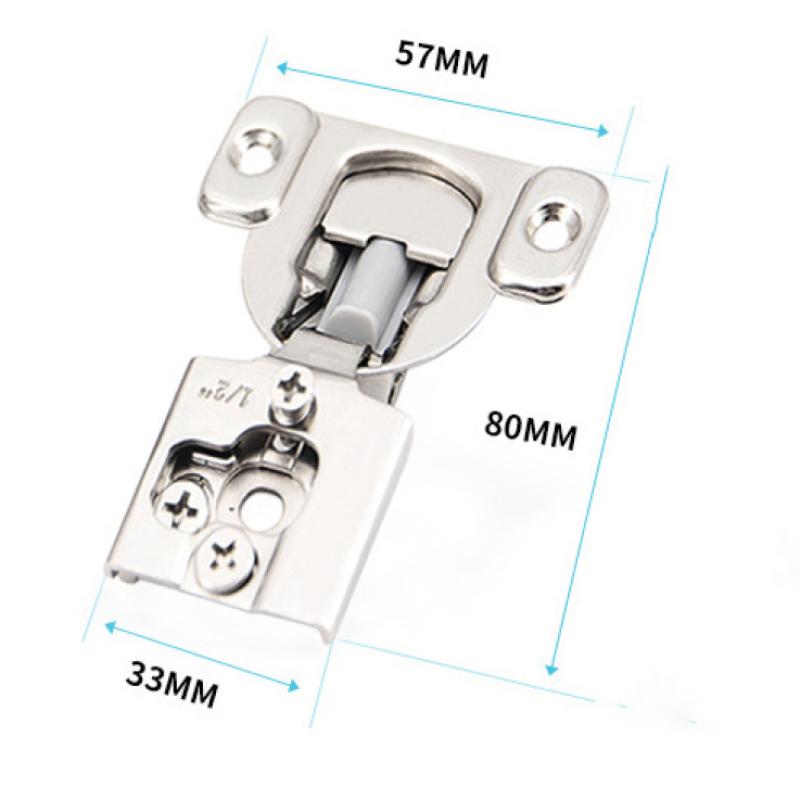 Three-dimensional Adjustable Hinge American Short Arm Hinge Mute Hinge American Hinge Cabinet Door Cushioning Damping