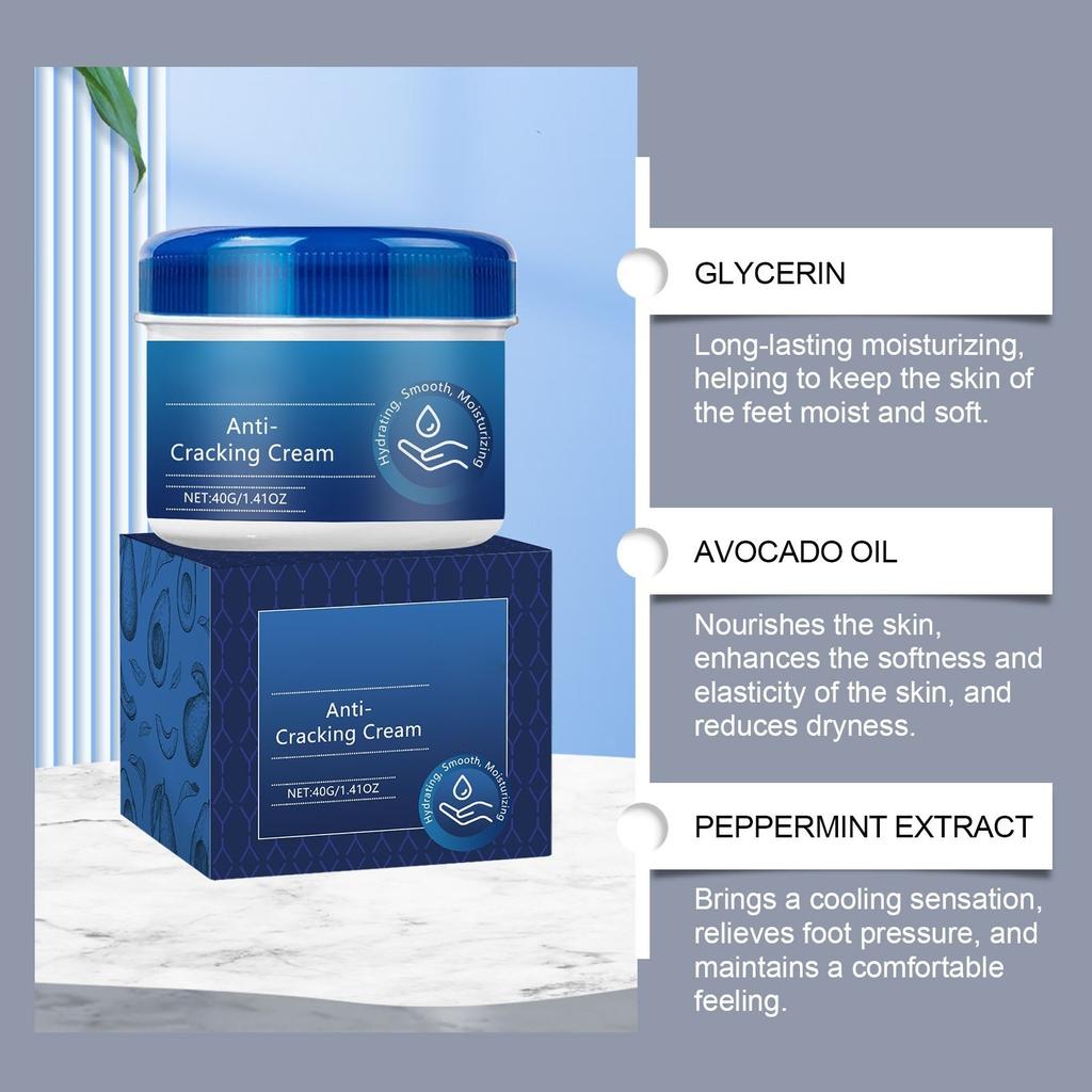 Питательный крем для ног Увлажняющий и увлажняющий крем для ног от сухости и питания