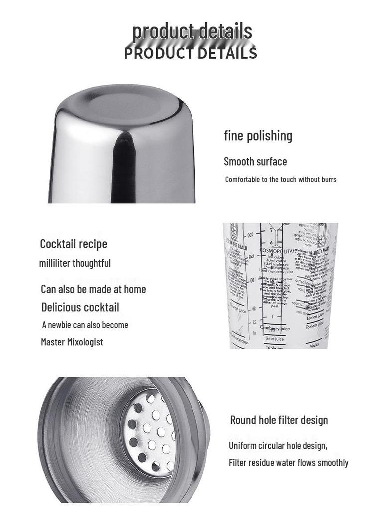 600ml Glass Shaker Set for Coffee and Bubble Tea