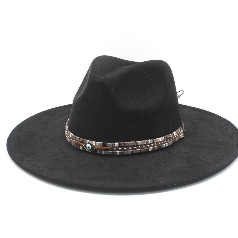 Ковбойская шляпа, замшевый цилиндр, рыцарская шляпа в стиле вестерн, фетровая шляпа, джазовая шляпа, мужская зимняя шляпа
