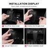 CRY1 1Pcs PU Leather Non-slip Wear-resistant Car Shift Handle Stickers For Mercedes Benz C400 C450 C160 C180 C200 C220 C250 C300 C350