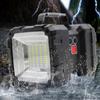 Super Bright Searchlight LED Spotlight Double Head Camping Lamp Recharageable Flood Light Torch Portable Lanterns 5000mAh