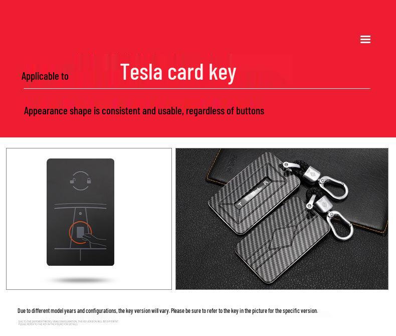 Чехол для карты-ключа Tesla Model 3/Y и держатель NFC для ключа-брелока Model X