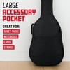 GATOR GBE Series Classical Guitar Gig Bag, Black, Nylon, GBE-CLASSIC