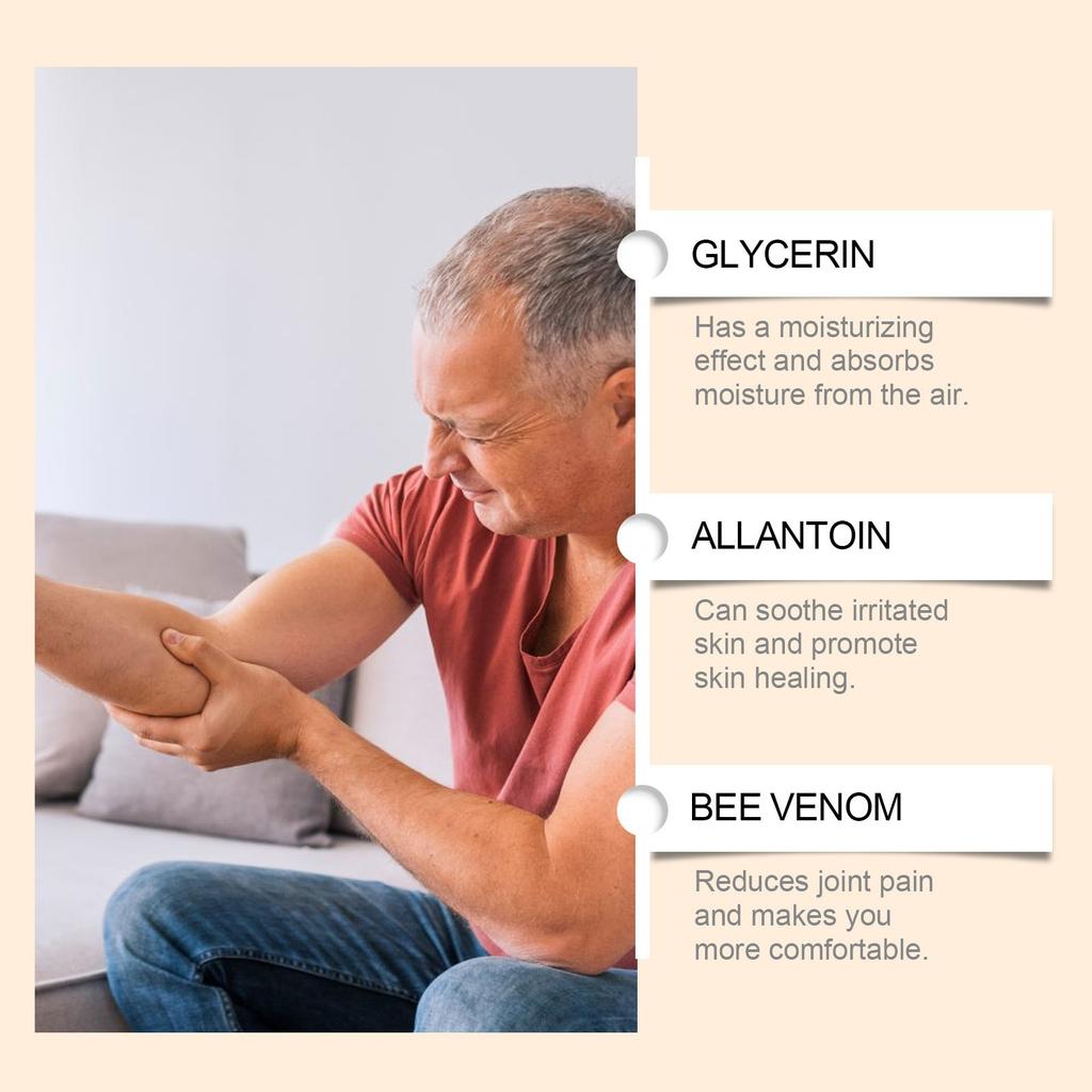Крем для облегчения боли в суставах, чтобы облегчить дискомфорт в суставах и улучшить комфорт. Восстанавливающий массажный крем.