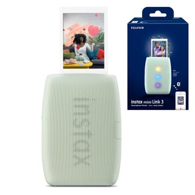FUJIFILM Instax Принтер для смартфонов instax mini Link3 Sage Green INS MINI LINK3 S GREEN