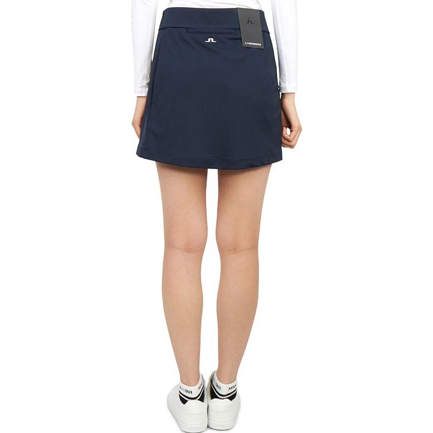J.Lindeberg Solid Color Short A-Line Golf Casual Skirt Women skirts Navy-Blue GWSD06748-6855