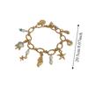 Ornaments Turtle Zinc Zinc Alloy Woven Bangle Zinc Zinc Alloy Rhinestone Pearl Shell Beaded Hand Chain  Daily
