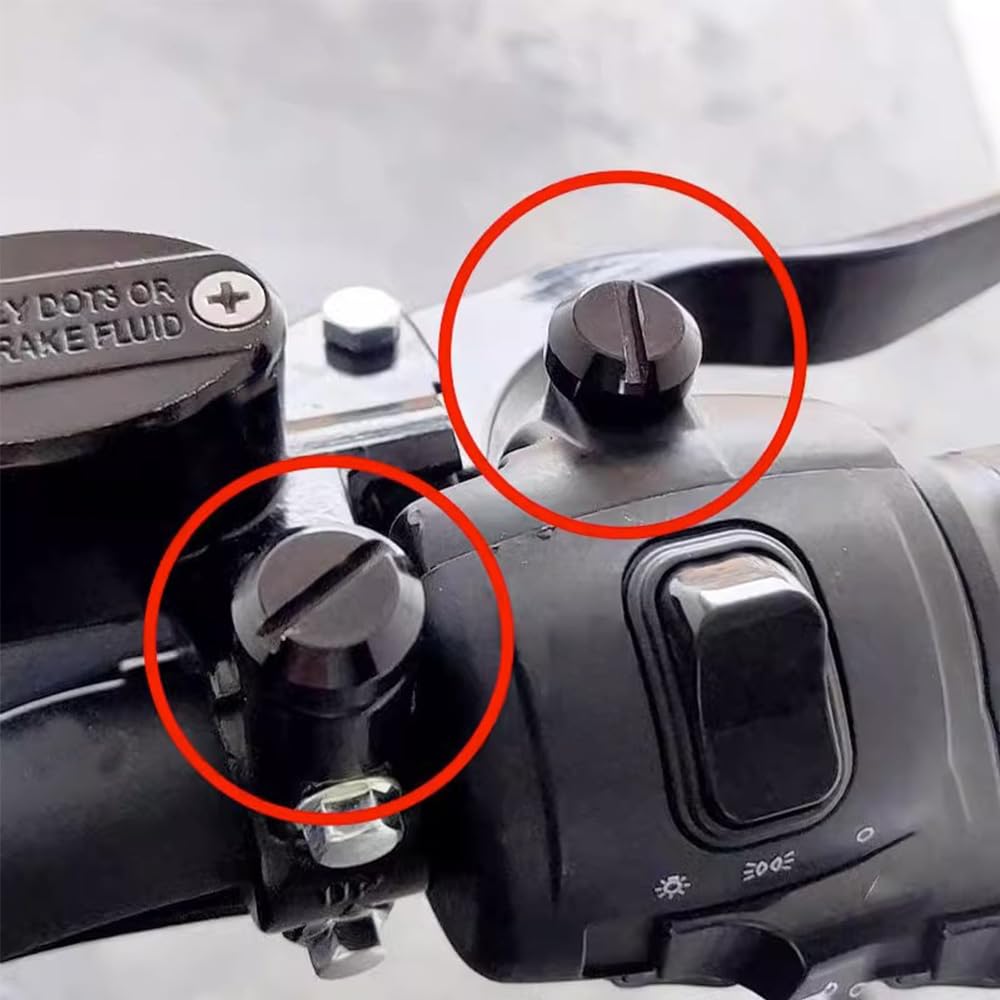 MYLCHBDJ Мотоциклетное зеркало Заглушки для отверстий зеркал M10 x 1.25 Прямая и обратная резьба