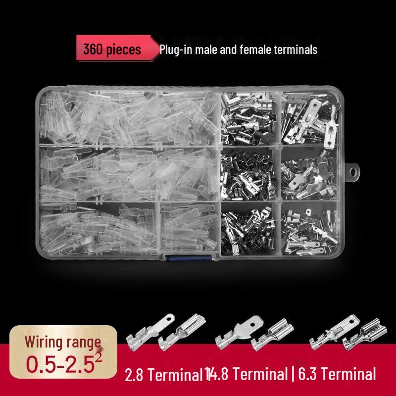 HUNJUN Cold Press Wire Connectors Kit