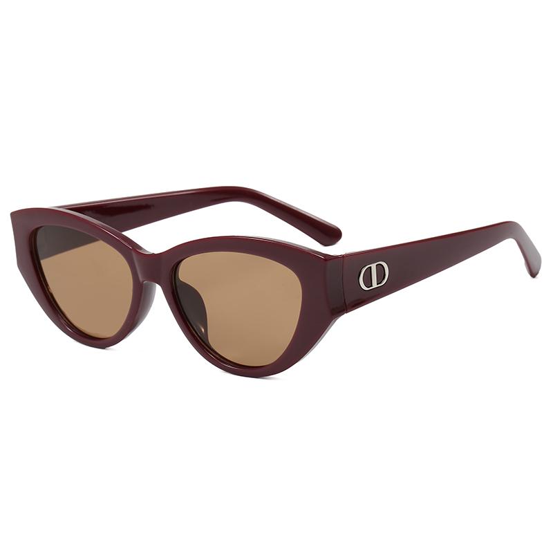 Exquisite High End Cat Eye Sunglasses Women Men Artistic Sense Luxury Sun Glasses Beach Vacation Camping Glasses