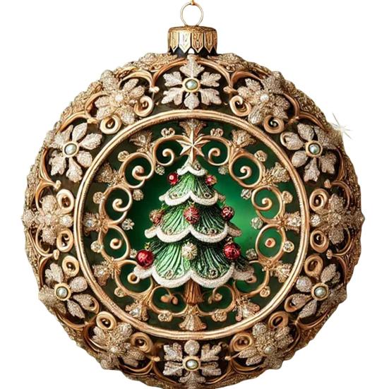 3D Сказочная планета Рождественский орнамент Снежные шары Рождественская елка Снежинка Олень