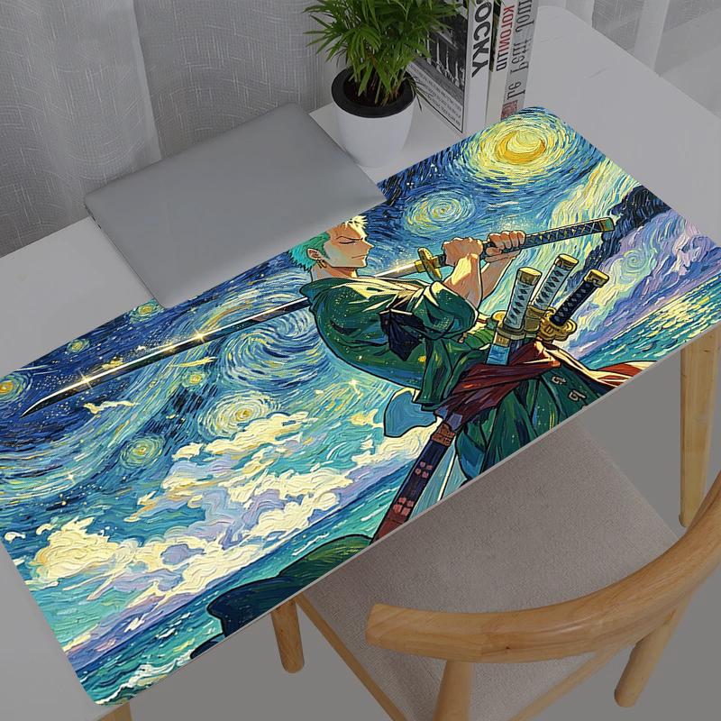 Mouse Pad One Piece Anime Durable Gaming Accessories Mousepad Gamer Pc Completo Computer Keyboard Desk Mat Varmilo Table