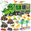 Dinosaur Educational Birthday Gifts for and Boys and Dinosaur Car Toy Storage Car Miniature Car Educational Dinosaur Return Dinosaur Park Christmas