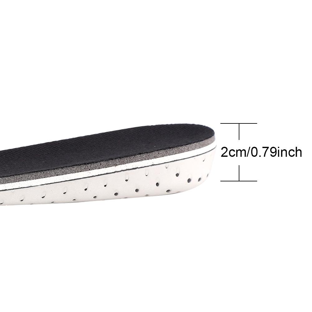 Invisible Height Increase Insole Sport Shock Absorbing Breathable Heel Lift Insert Shoe Pad 2cm