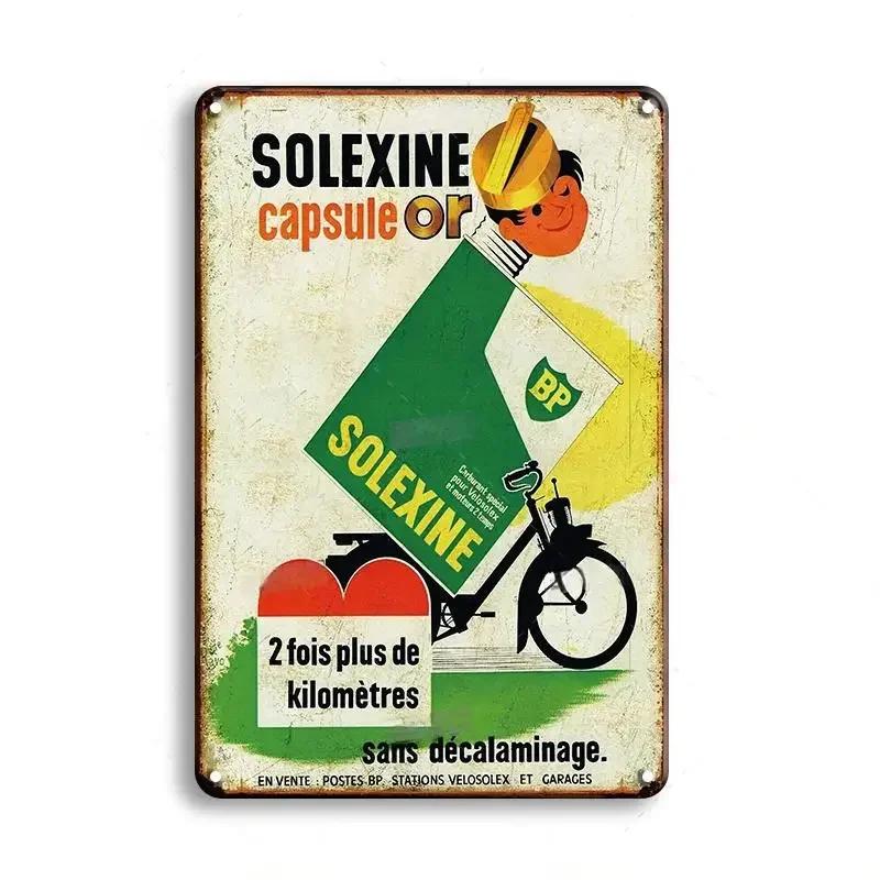 Винтажный мотоцикл Декоративная металлическая пластина Постер Ржавая потертая жестяная вывеска Декор для стен гаража бара Поделки Табличка Жестяные вывески