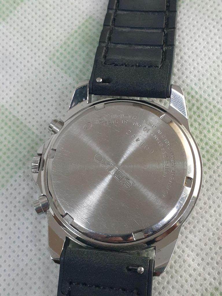 [USED] SEIKO Chronograph 100M Water Resistant Black