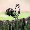 Personalized Metal Rooster Mailbox Topper - Ideal Home and Garden Decoration, Enhancing Mailbox and Room