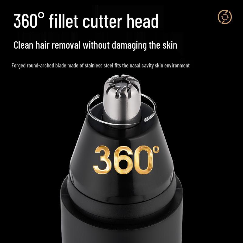 Унисекс Электрический триммер для волос в носу и ножницы для легкого ухода