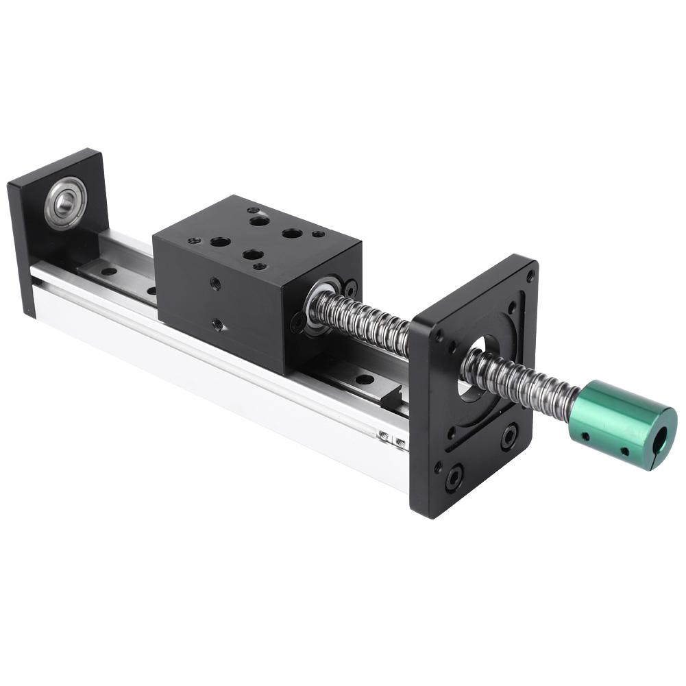 Linear Guide Rail Slide Ball Screw Motion Table 500mm Effective Stroke(1204 Ball Screw)