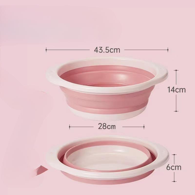 Складной умывальник для путешествий на открытом воздухе Портативный пластиковый складной умывальник Складной пластиковый умывальник для стирки и мытья посуды