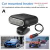 Универсальный автомобильный обогреватель с вентилятором 12 В 120 Вт 24 В 200 Вт, автоматический обогрев лобового стекла, антизапотеватель, электрический осушитель, антиобледенитель D3G7