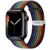 Nylon Fabric Band for Apple Watch Series 8 7 6 SE 5 4 3 38 40mm 42mm 44mm 41MM 45MM 49 Ultra Braided Solo Loop Strap for Iwatch