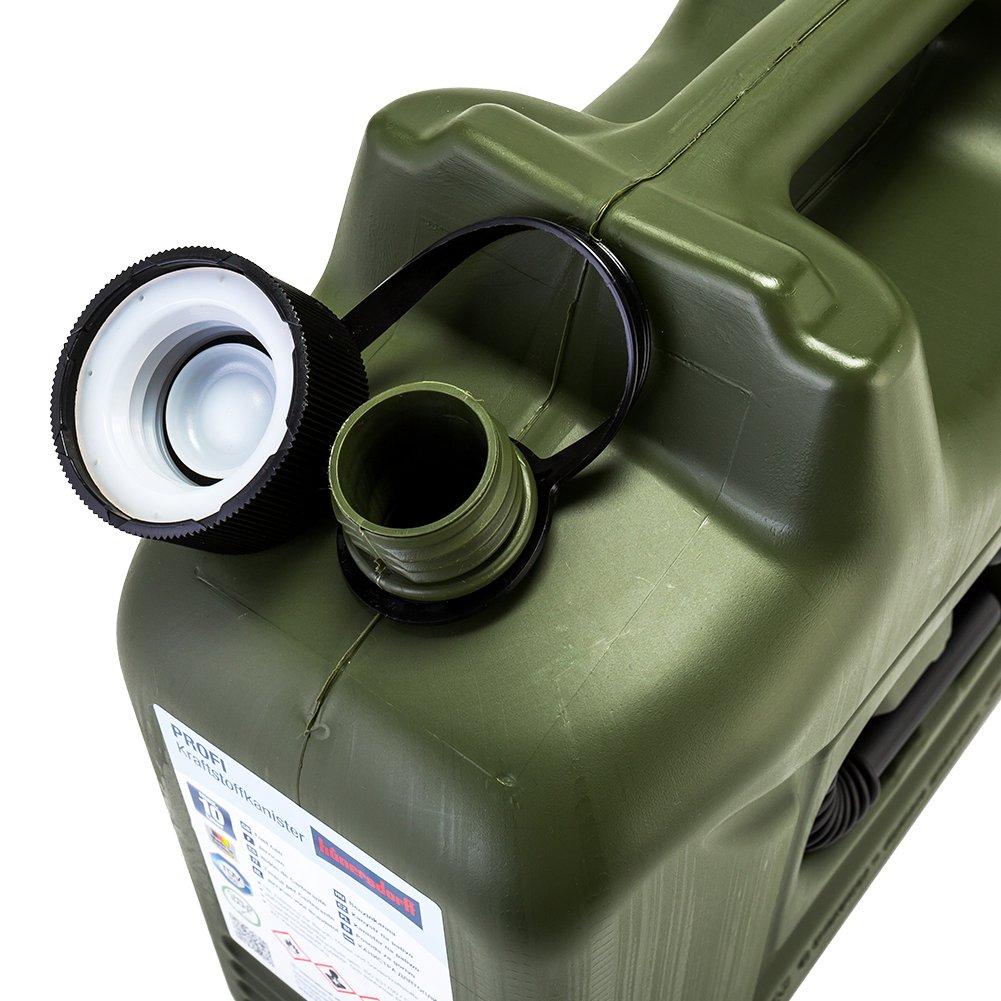 HUNERSDORFF Топливный бак Polytank Fuel Campro 10L Водяной бак 801000 Olive Olive FUEL CAN PRO Топливный керосиновый бак Канистра для кемпинга на открытом воздухе [Hunersdorff]