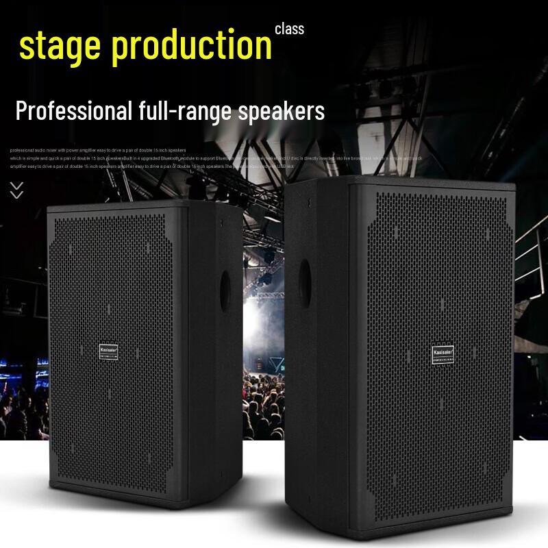 KAXISAIER Профессиональный пассивный HIFI громкоговоритель, китайская вилка (адаптер в комплекте)
