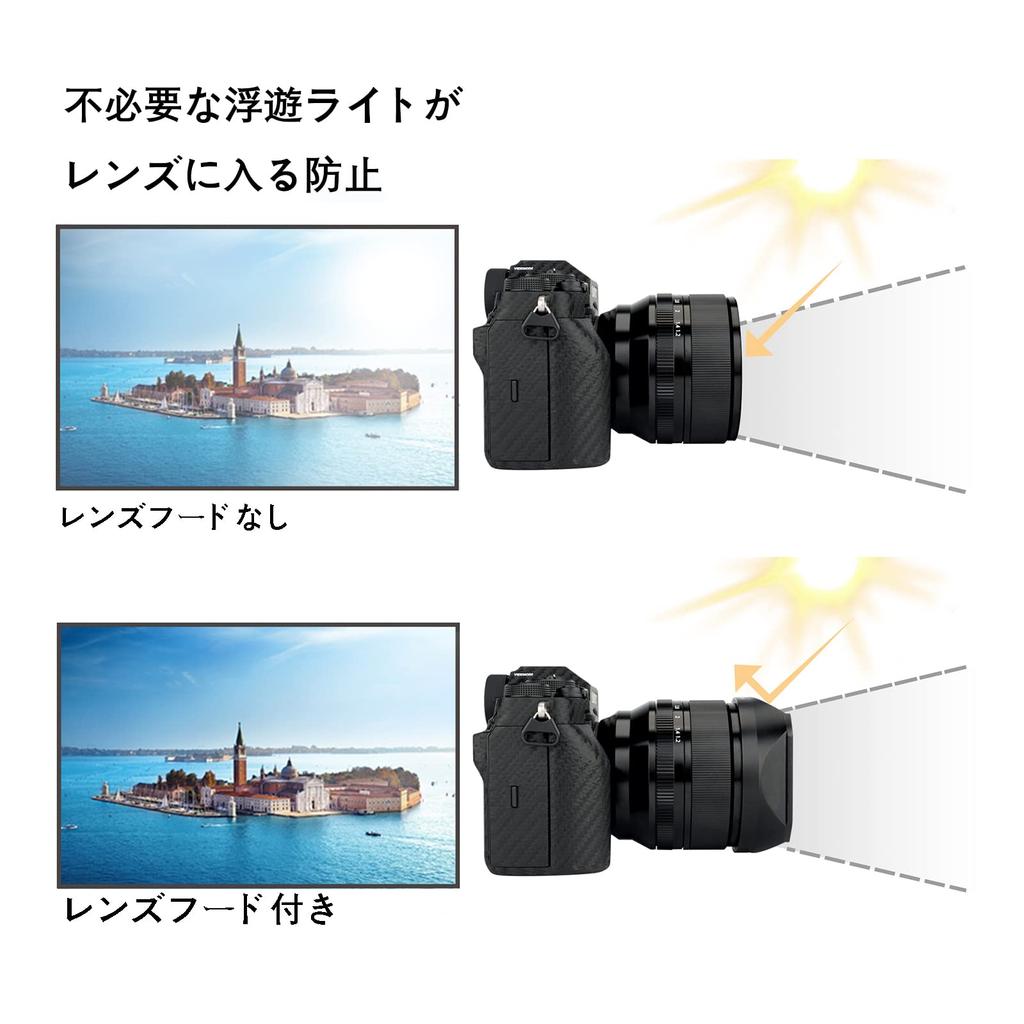 JJC Металлический квадратный бленда для объектива Крышка для объектива для Fujifilm XF F4 R OIS WR Объектива с чистящей салфеткой + 16-80мм