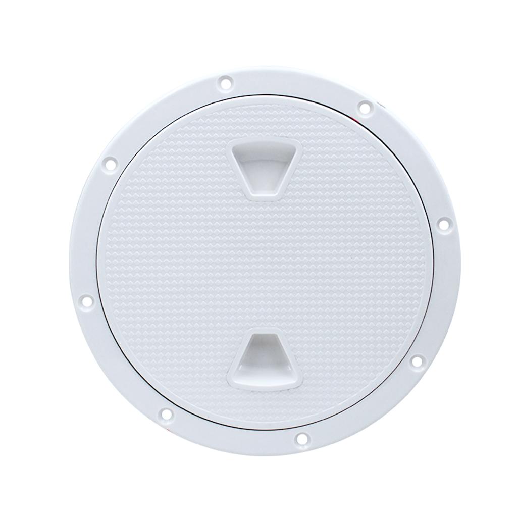 4/6/8-дюймовый черный/белый круглый нескользящий смотровой люк со съемной крышкой для морских лодок и яхт