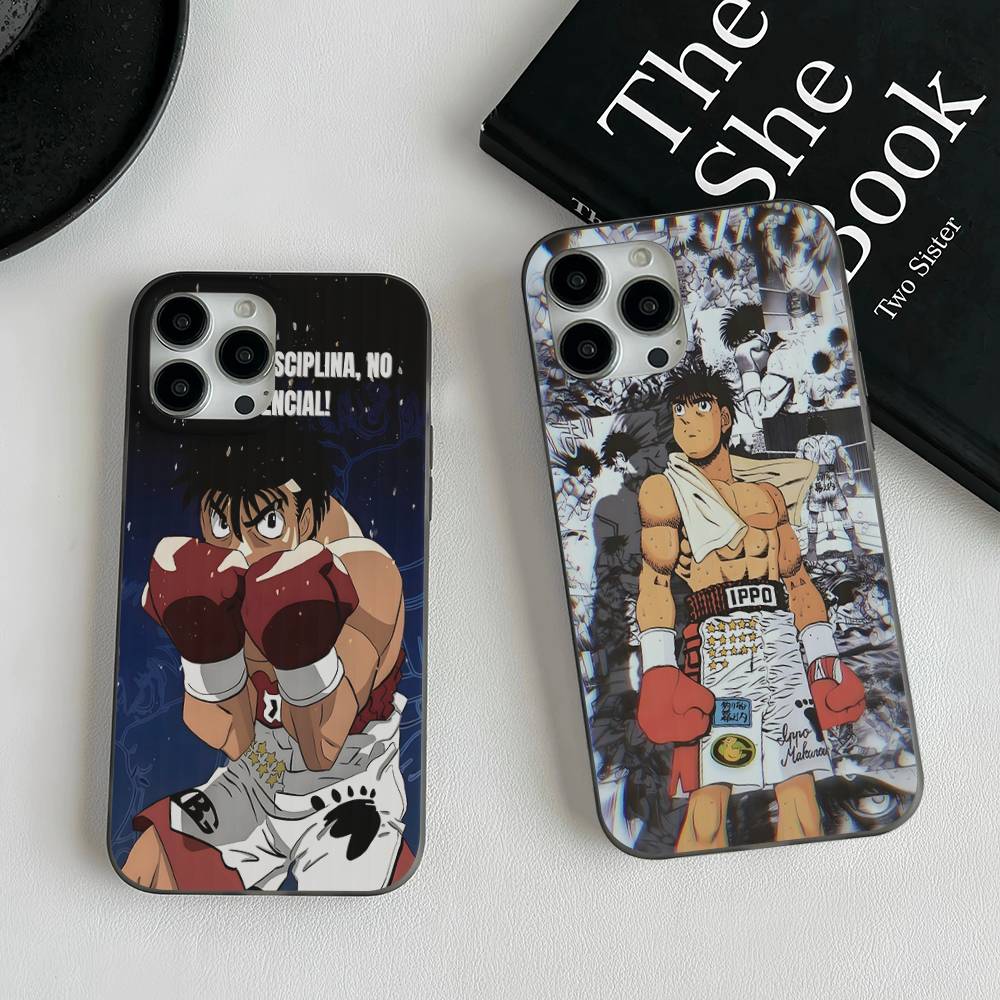Hajime No Ippo Anime For IPhone 16 15 14 13 12 11 17 Pro Max Plus Wave Corrugated Phone Case Anti Drop Cover