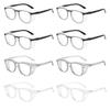 8PCS Dust-proof Anti-saliva Eye Protection Glasses Safety Glasses Anti-fog Anti Pollen Blue Light Blocking Glasses