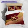 Trabzonspor FC Printed 3PCS Bedding Set Breathable Duvet Cover with Pillowcases Decorative Bed Linen for Bedroom Home