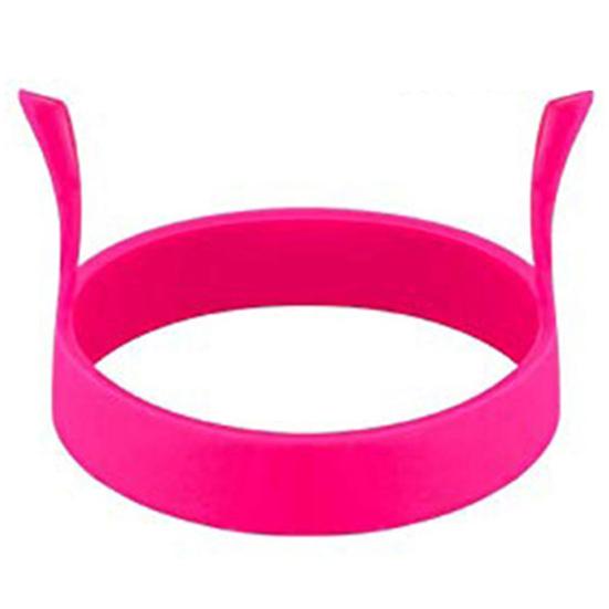 4Pcs Mould Non-stick Round Egg Rings Dual Handle Simple Operation Deformation Resistant Egg Ring Mould