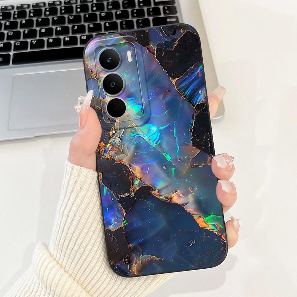 Чехол для OPPO Realme C71 Модный Космический Цветок Мягкий Конфетный Силиконовый TPU Ударопрочный Чехол для Realme C71 4G RMX5303 C 71 Чехлы для Телефона