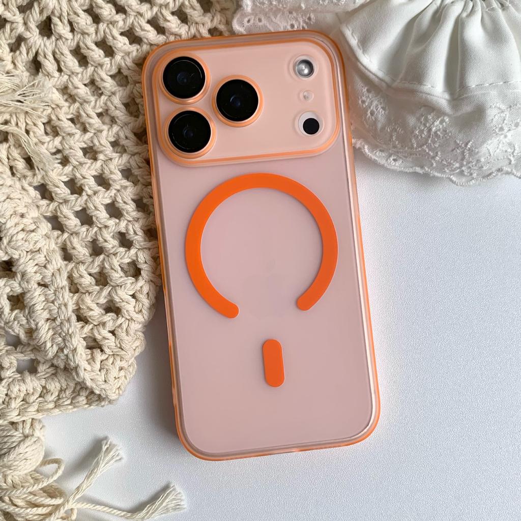 Ultra Thin Magnetic Suction for IPhone 17 ProMAX Phone Case for Apple 16 Skin Feel Matte with Lens Film Protective Cover