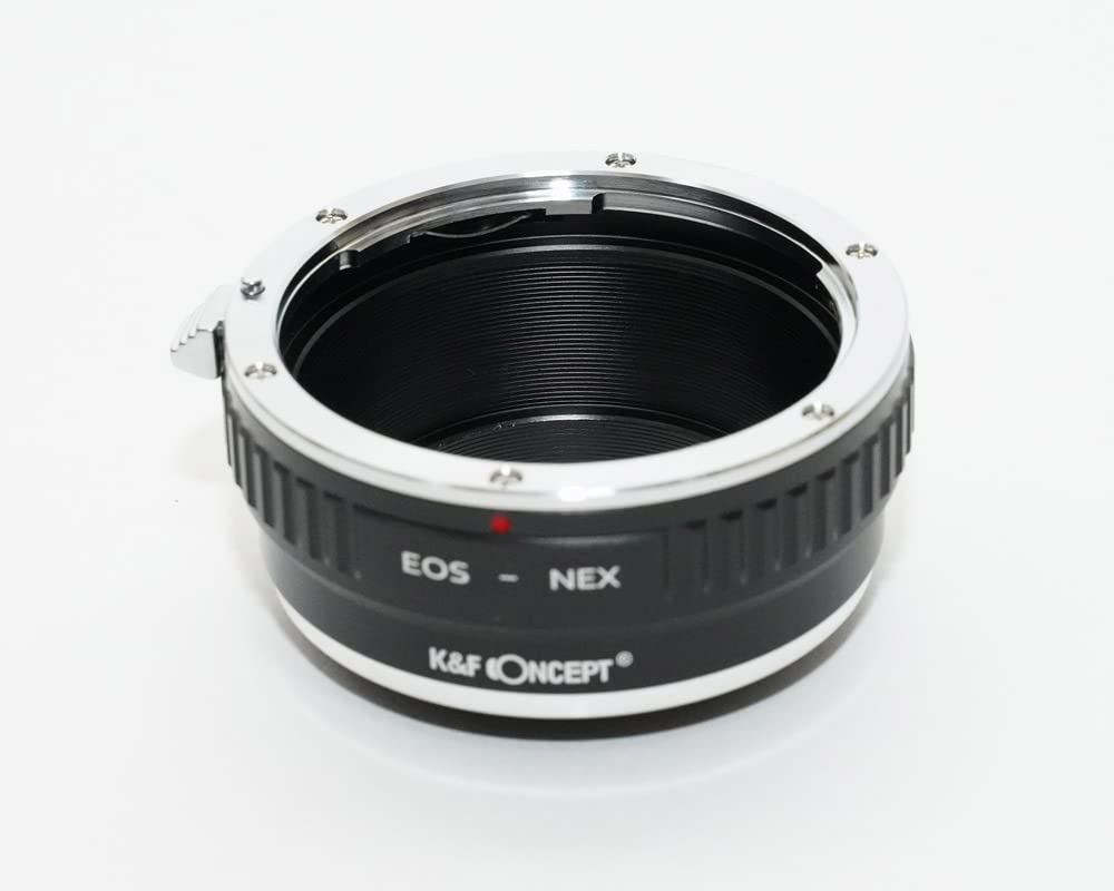 CONCEPT Адаптер для объектива Canon EOS EF на крепление NEX E с салфеткой для чистки объектива K&F (EF-S) ef-nex (КФНЕКС)