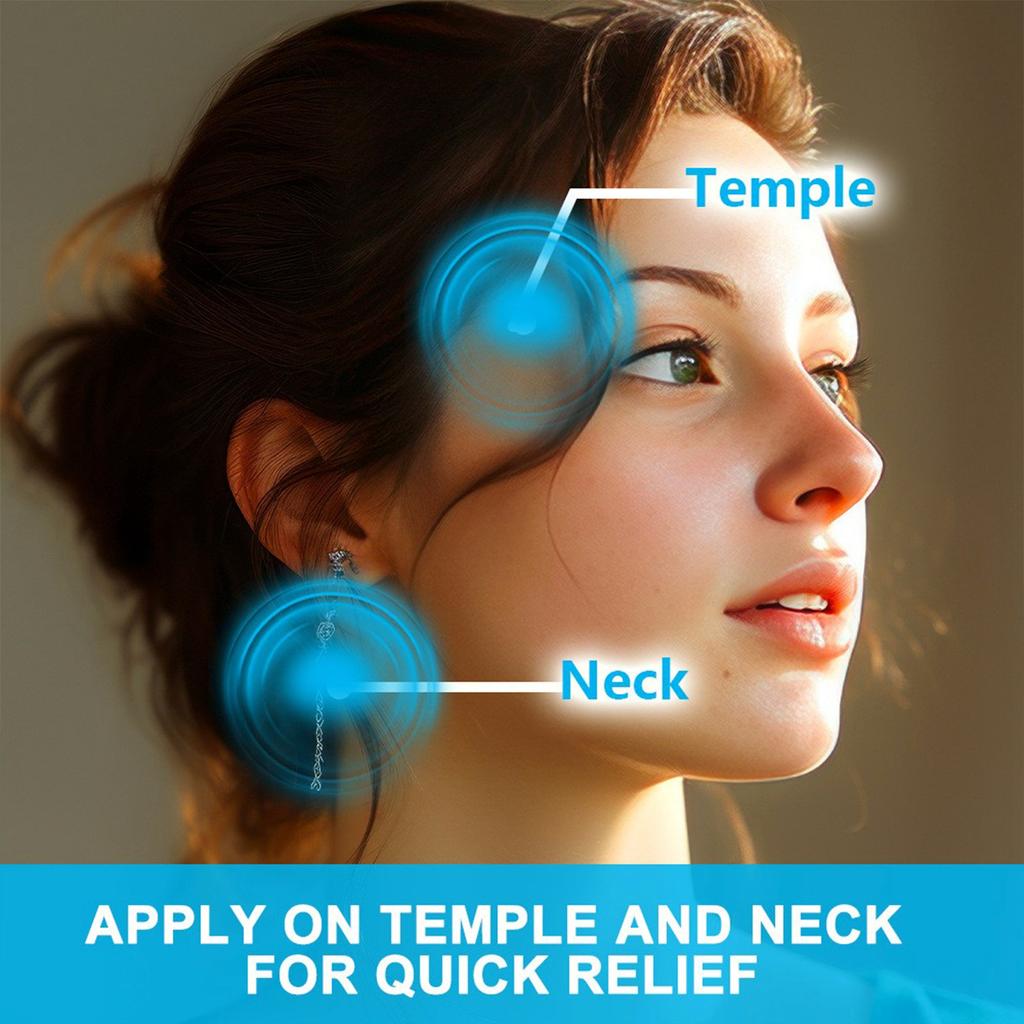 Крем от мигрени, крем от головной боли при невралгии, крем для пробуждения мозга, мигрень, травматическая боль, акупунктурный крем с мягкими ингредиентами.