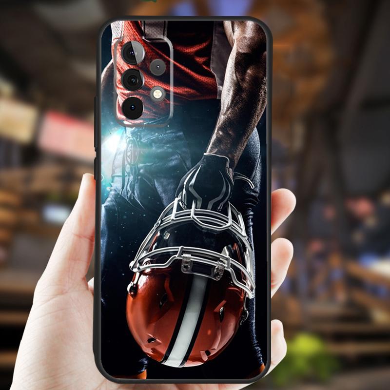 Чехол для американского футбола для Samsung Galaxy A26 A54 A14 A36 A16 A33 A56 A15 A55 A53 A35 A22 A32 A52 A34 A05 A06